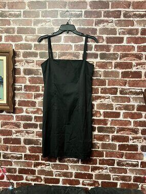 Ralph Lauren Black Square Neck Mini Dress